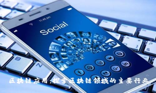 区块链应用：探索区块链领域的主要行业