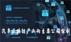 汽车区块链产业的主要公