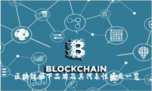 区块链旗下品牌及其代表性项目一览